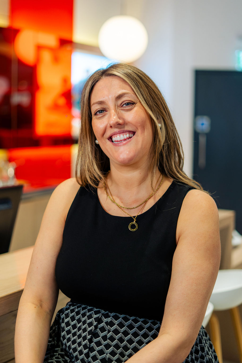 Virgin Atlantic employee smiling